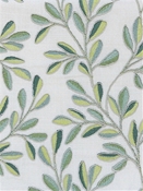 Leafage Lemongrass Embroidery P Kaufmann Fabric